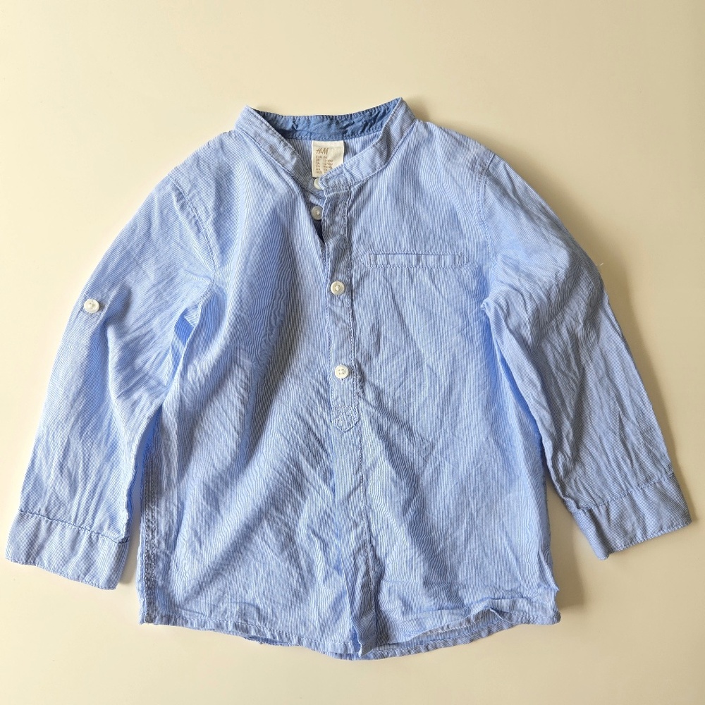 H&M GRANDAD SHIRT (baby boy dress shirt)